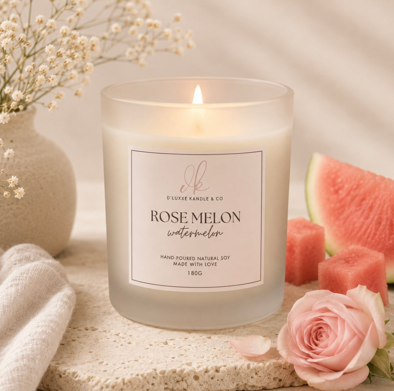 ROSE MELON – Watermelon Candle