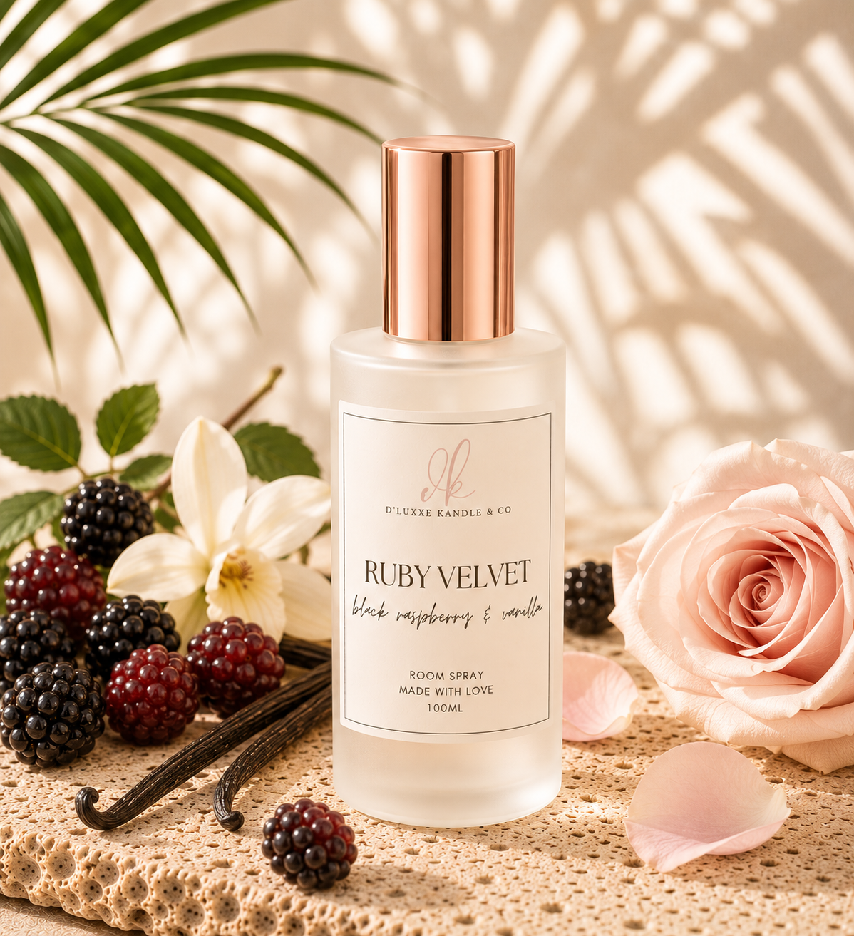 RUBY VELVET – Black Raspberry & Vanilla Room Spray