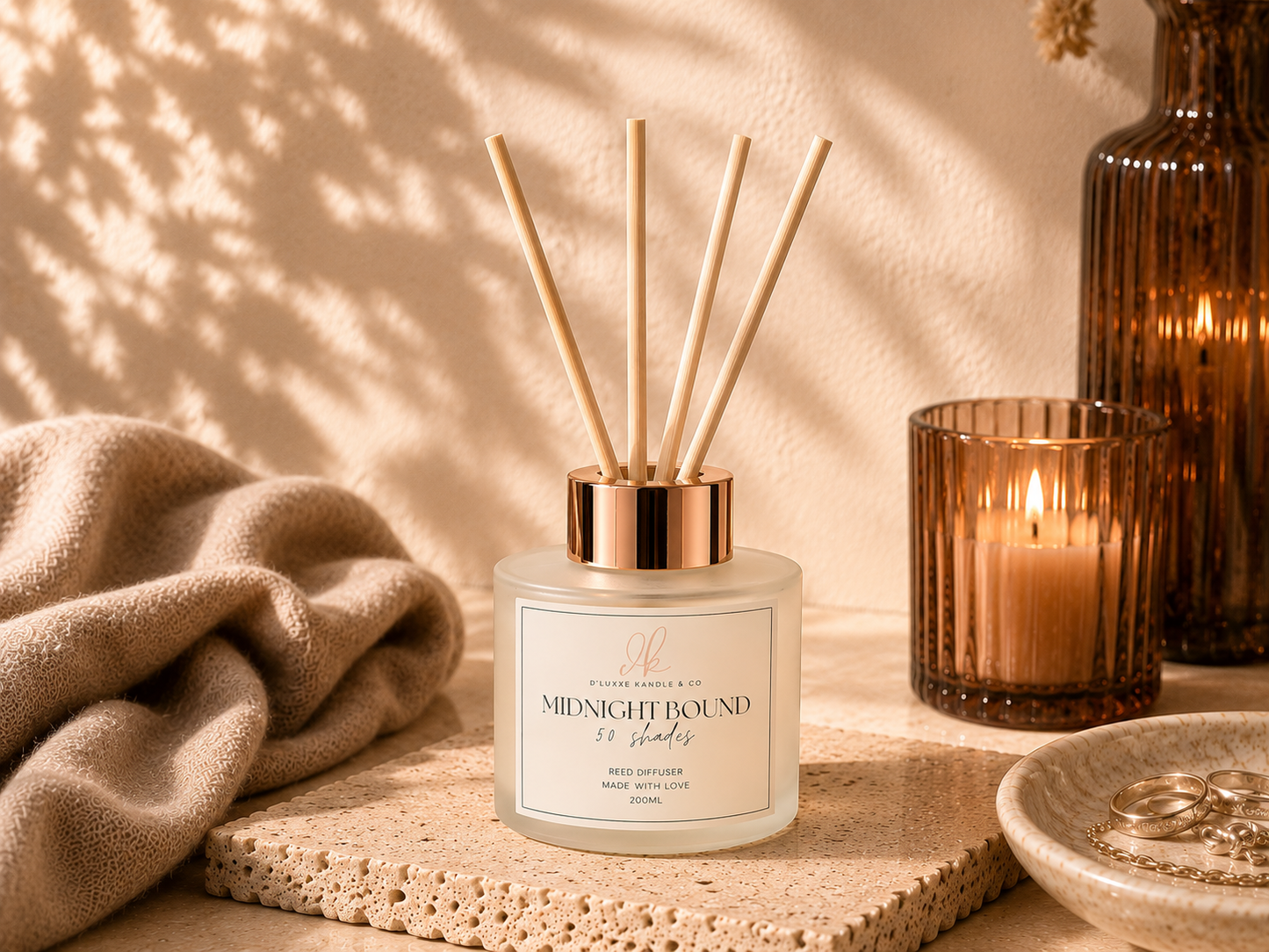 MIDNIGHT BOUND – 50 Shades Inspired Reed Diffuser