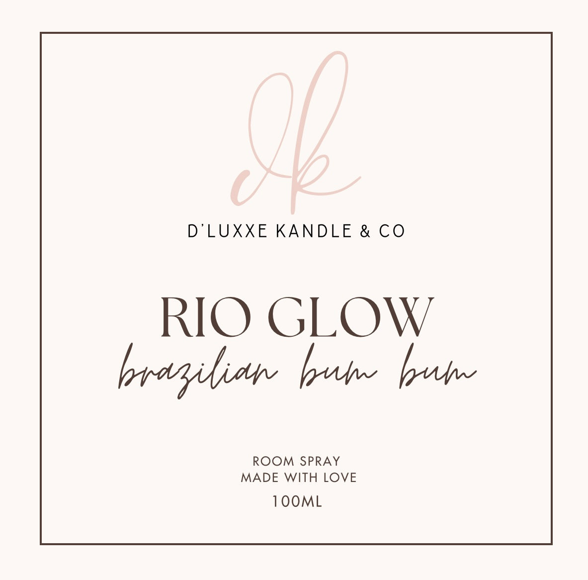 RIO GLOW – Brazilian Bum Bum Room Spray