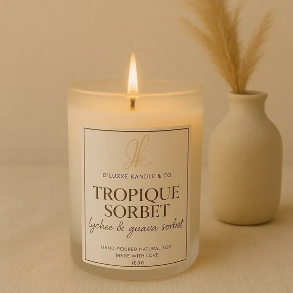 TROPIQUE SORBET – Lychee & Guava Sorbet Candle