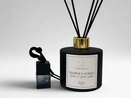 DUO DIFFUSION SET – Reed Diffuser & Car Diffuser Gift Set