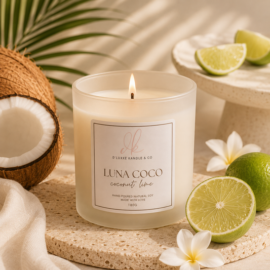 LUNA COCO – Coconut Lime Candle