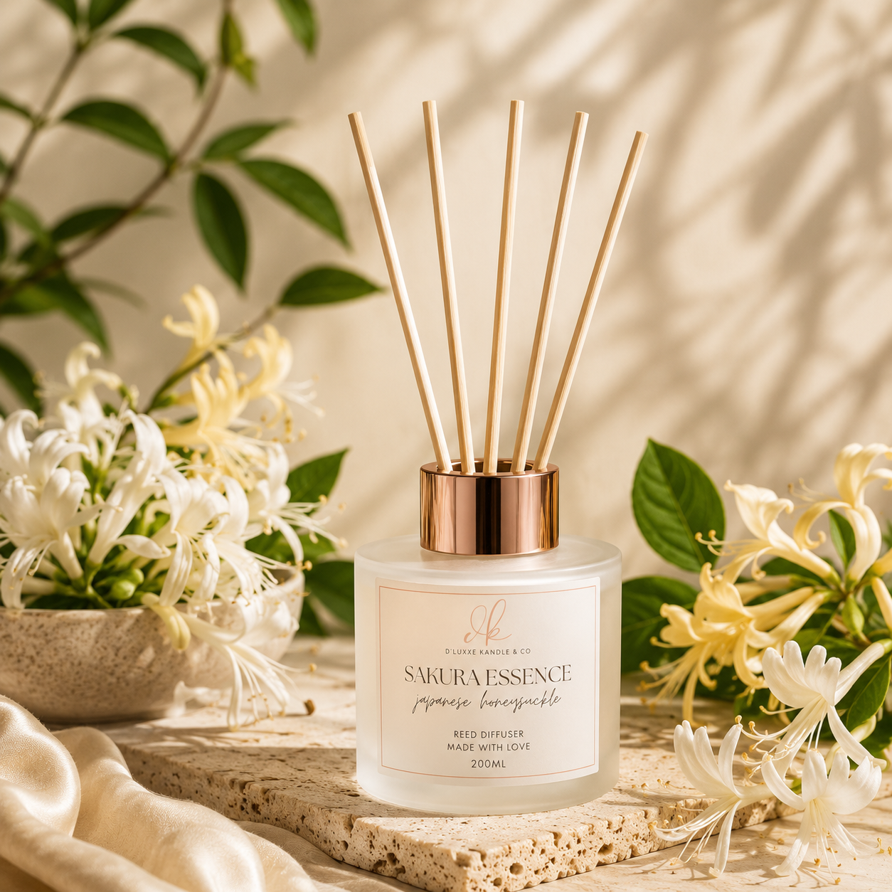 SAKURA ESSENCE – Japanese Honeysuckle Reed Diffuser