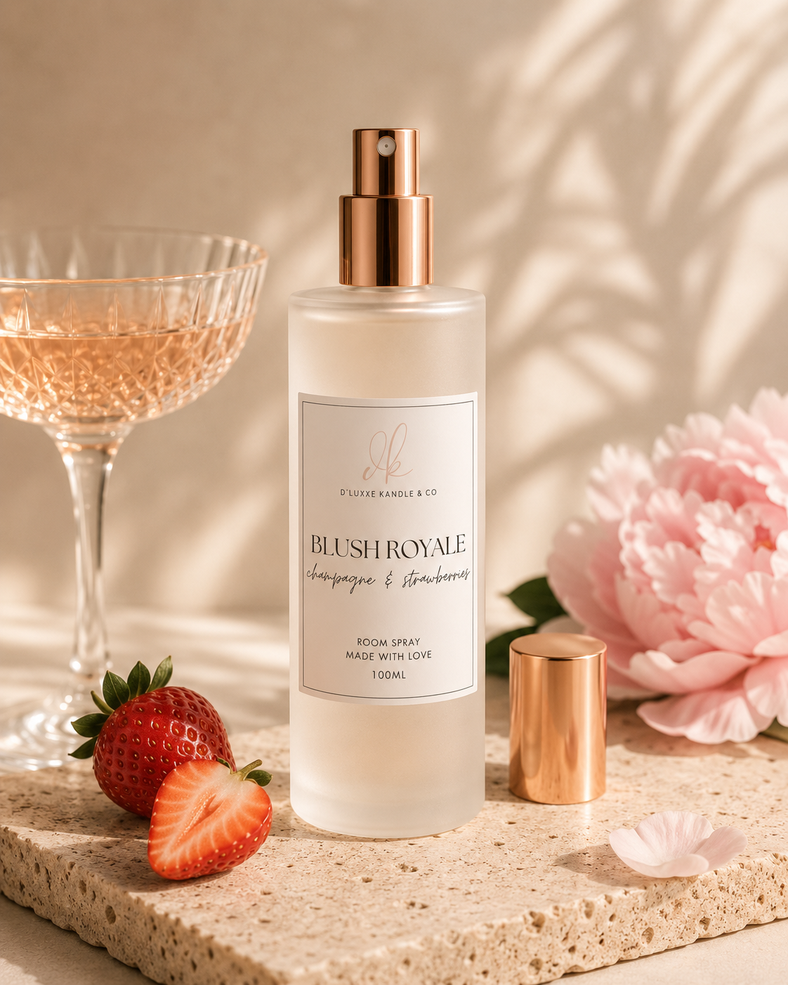 BLUSH ROYALE – Champagne & Strawberries Room Spray