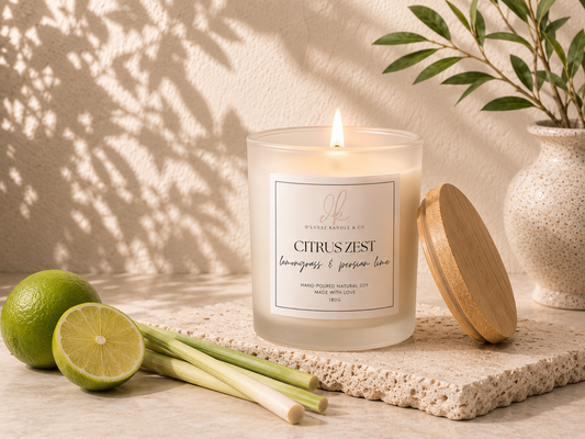 CITRUS ZEST - Lemongrass & Persian Lime Candle
