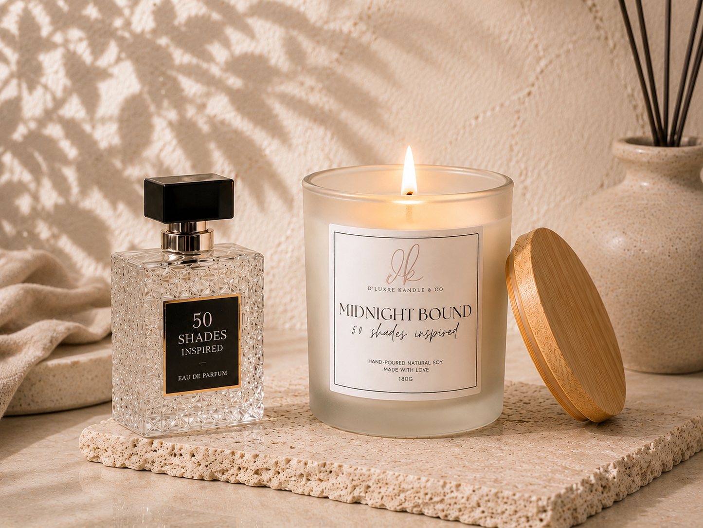 MIDNIGHT BOUND – 50 Shades Inspired Candle