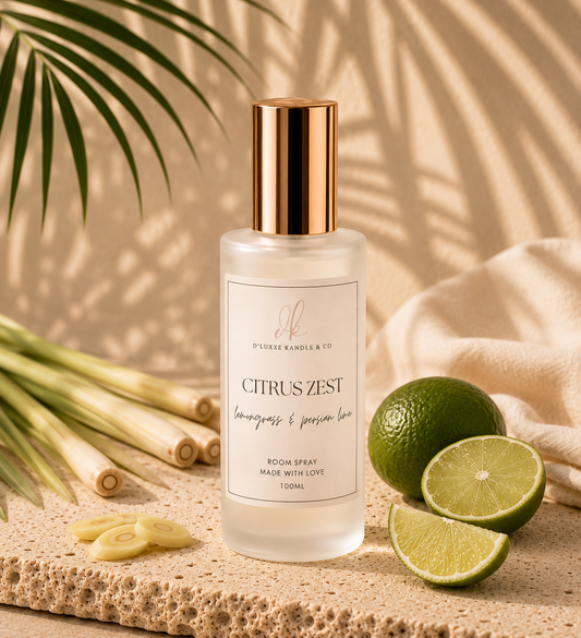 CITRUS ZEST – Lemongrass & Persian Lime Room Spray