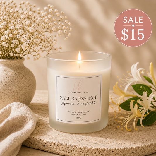 SAKURA ESSENCE – Japanese Honeysuckle Candle (Candle Warmer Only)