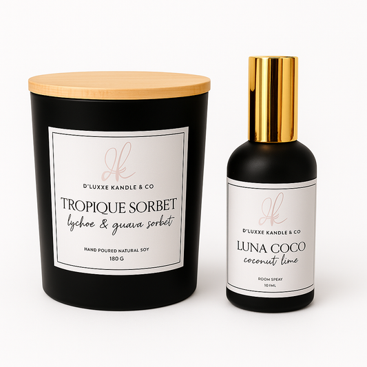 REFRESH DUO - Candle & Room Spray Gift Set