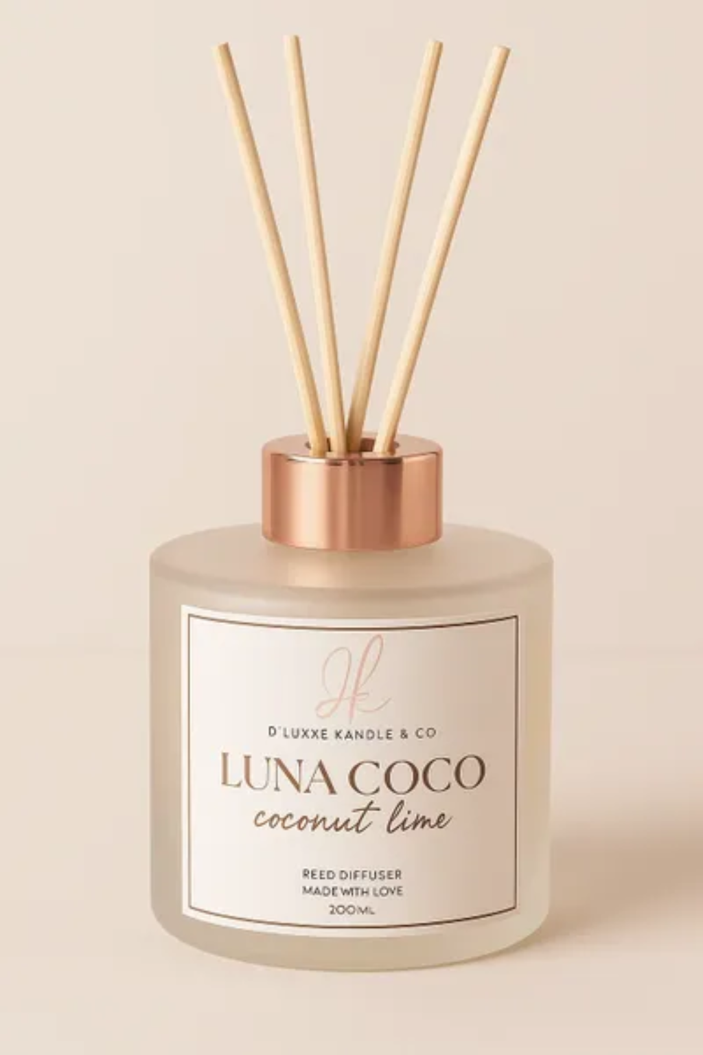 LUNA COCO – Coconut Lime Reed Diffuser