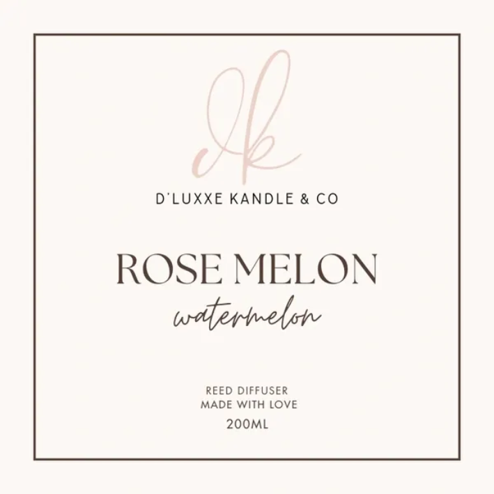 ROSE MELON – Watermelon Reed Diffuser