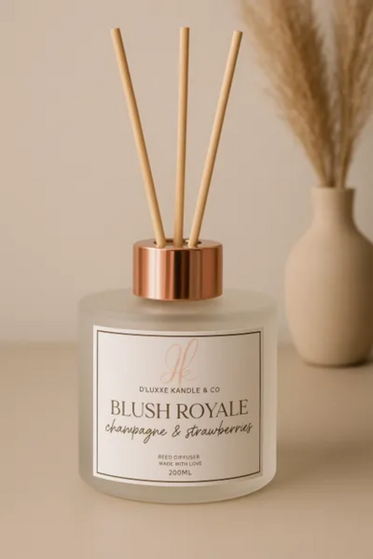 BLUSH ROYALE – Champagne & Strawberries Reed Diffuser