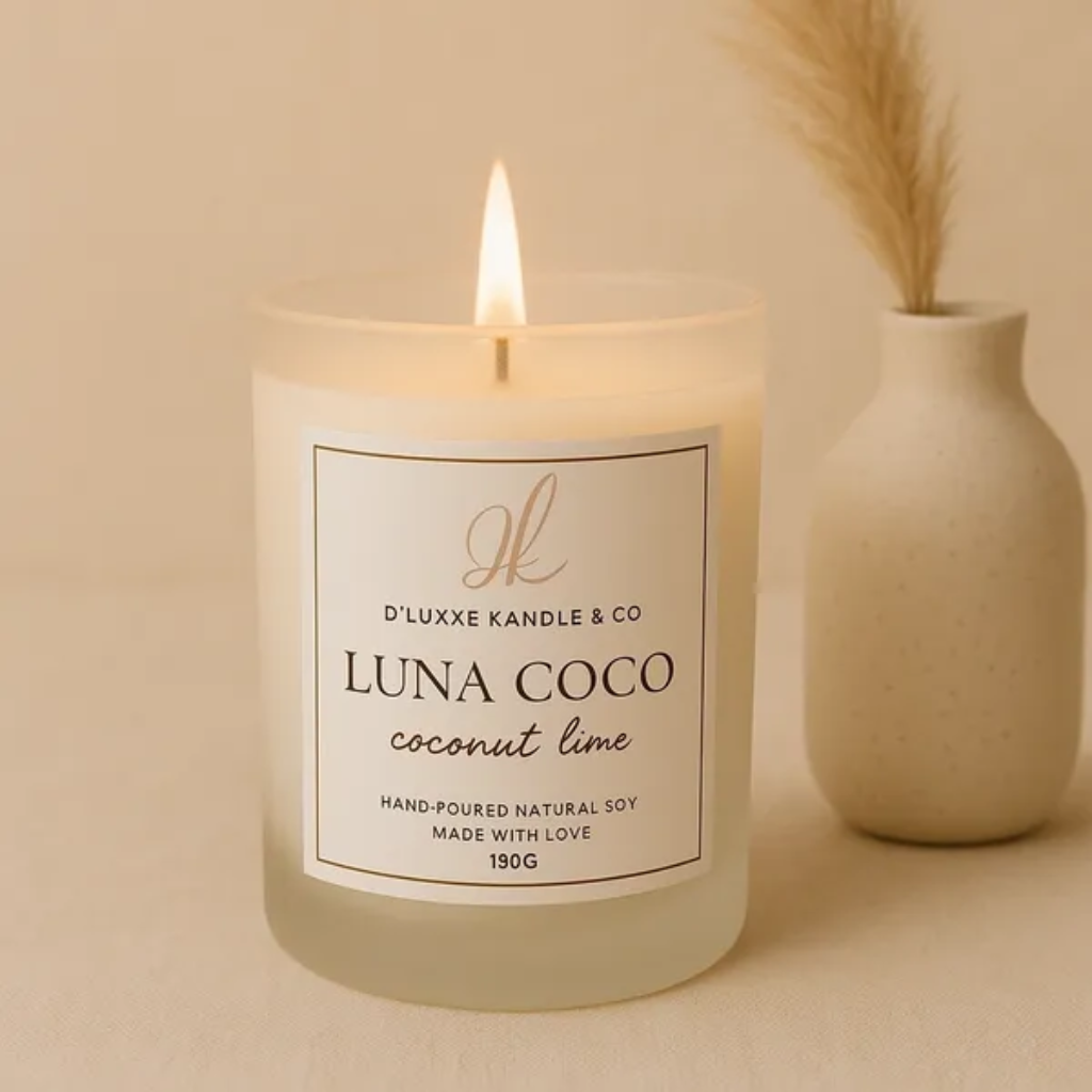 LUNA COCO – Coconut Lime Candle